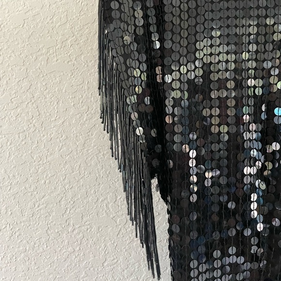 Vintage 80’s Ultra Glam Beaded and Sequin Cocktail Dress - Picture 5 of 8